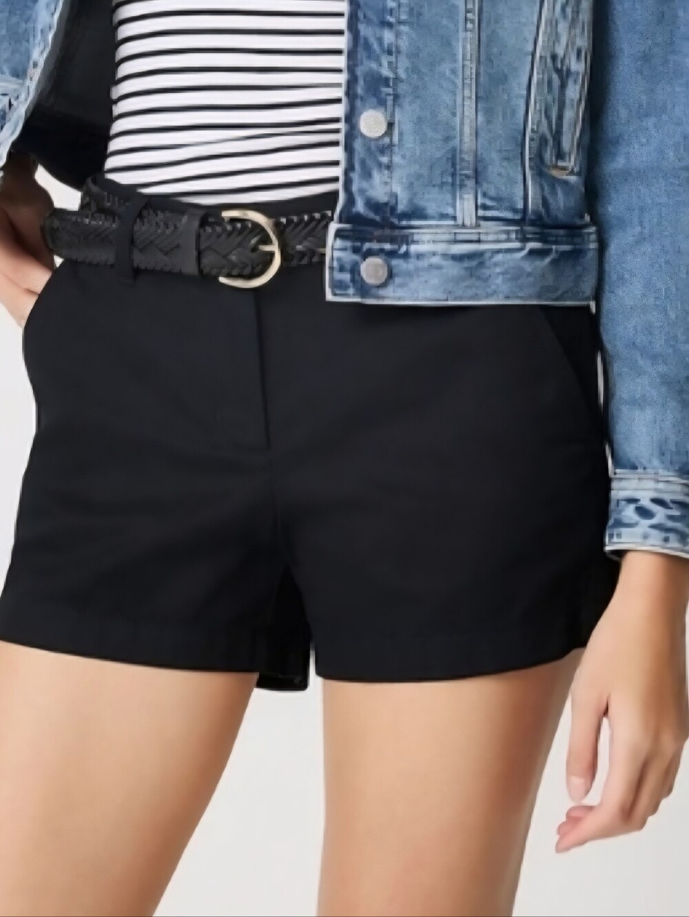 J Crew Classic Black Women's 3.5" Shorts Sz 8